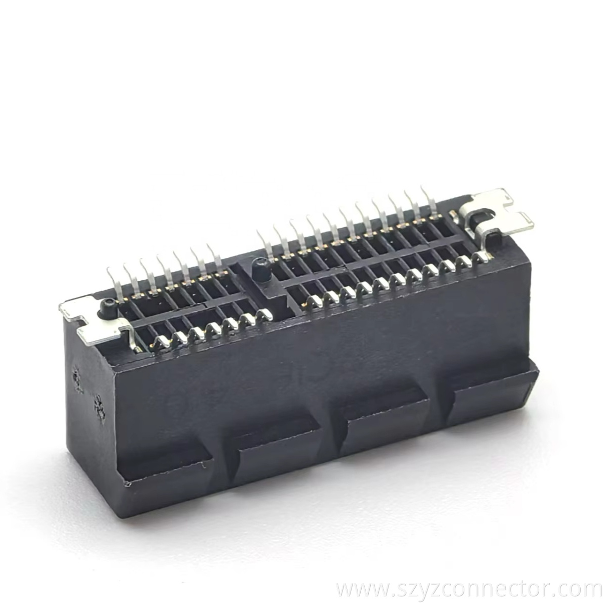 1.0 PCI EXPRESS EDGE SLOT Connector:1.0 PCI EDGE SLOT Straight SMD DIP Slot with Locating Posts 2*18P